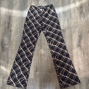 I.AM.GIA Black and Tan Flare Pants